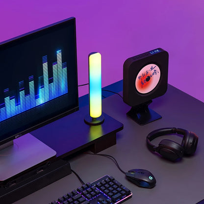 LED RGB Music Light Bar – Sound Reactive, USB Rechargeable