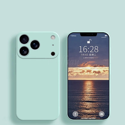 Liquid Silicone Case for iPhone 17 Series – Soft TPU Cover for Pro / Pro Max / Air