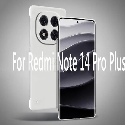 Slim Matte Hard Case for Redmi Note 14 Pro Plus – Frameless Shockproof Cover