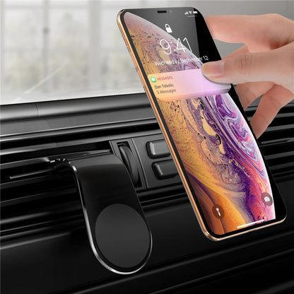 Magnetic Car Phone Holder – 360° Air Vent Mount for iPhone, Samsung & Huawei