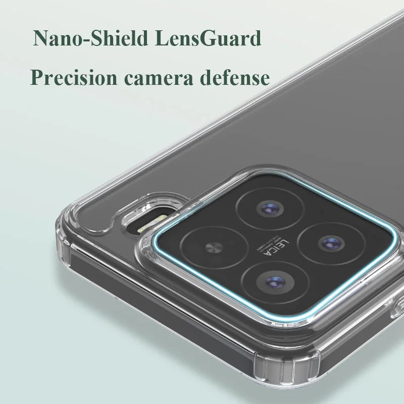 Lereach Crystal Clear Case – Ultra-Thin Shockproof & Anti-Scratch for Xiaomi 15 Ultra / 15 / 14T / 14T Pro
