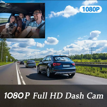 Dual Lens Car DVR 1080P – Interior & Front Dash Cam Full HD Vehicle Recorder