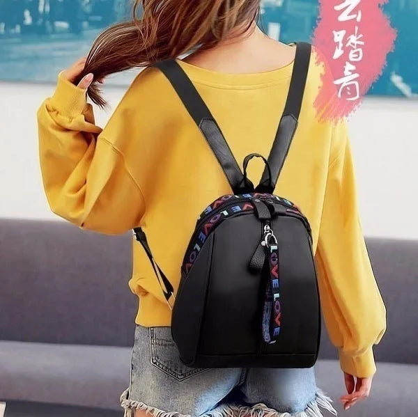Women’s Fashion LOVE Backpack – Casual Shoulder Bag for School & Daily Use