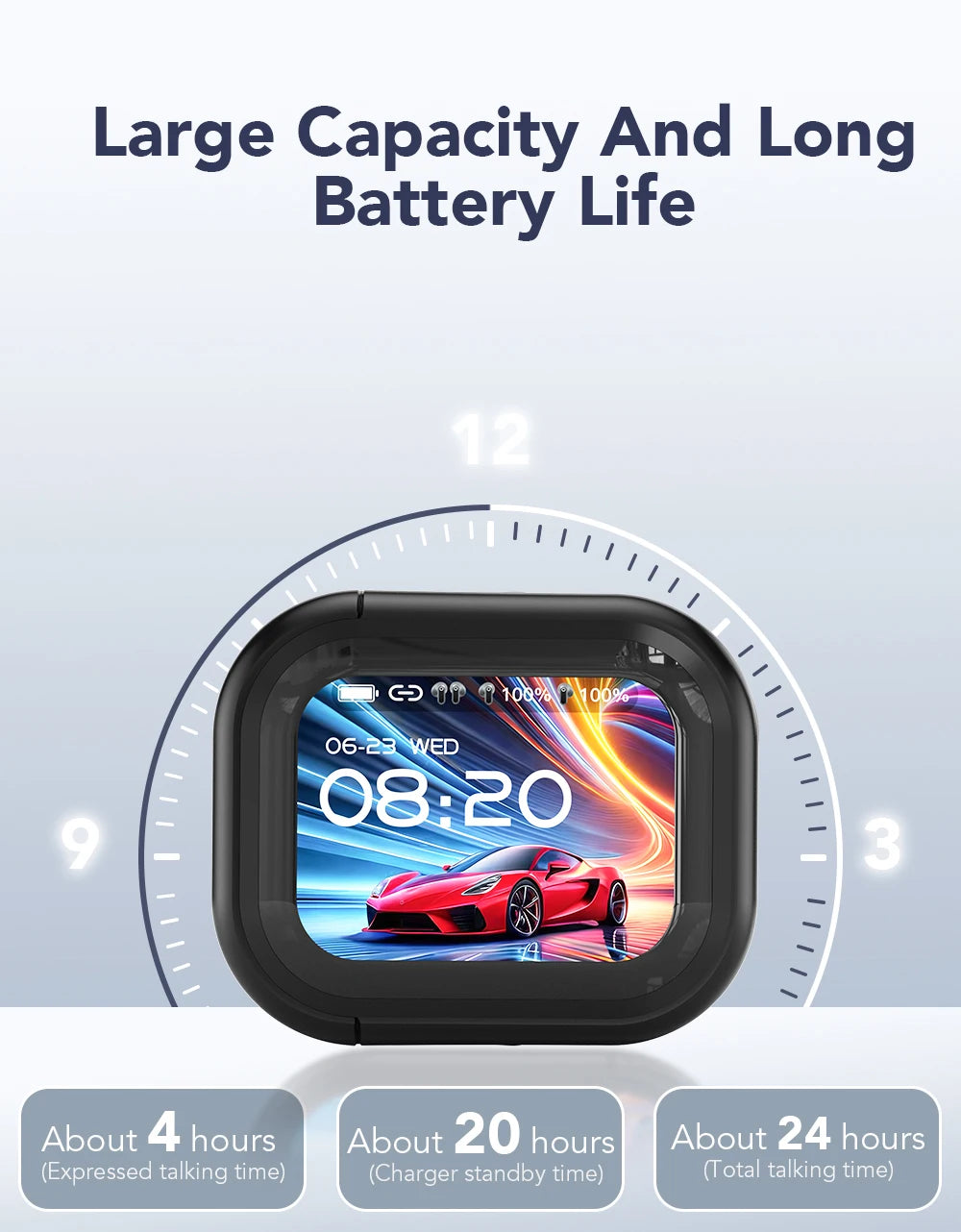 HTC NE20 Wireless Translation Earbuds – Bluetooth 6.0 & Long Battery Life