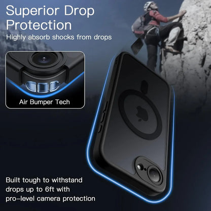 MagSafe Magnetic Wireless Charging Case – Shockproof Matte Cover for iPhone 16E 5G