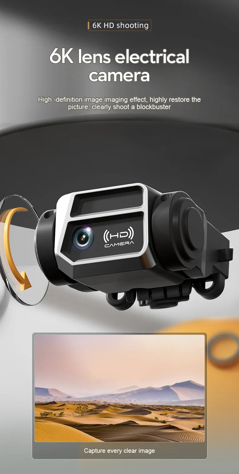 S2S Mini Drone 4K/8K – Foldable RC Quadcopter with Obstacle Avoidance & HD Camera