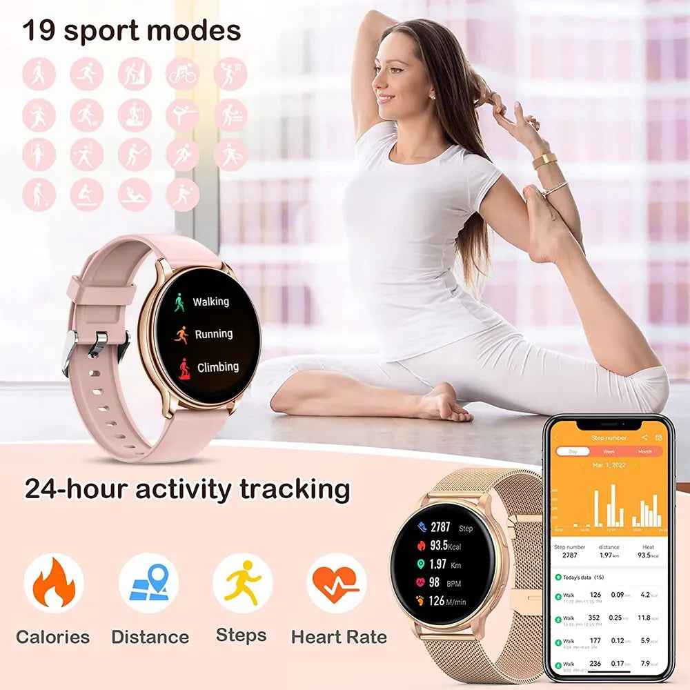MEVADEN Y22 Smartwatch – Bluetooth Call, Custom Dial, Fitness & Heart Rate Tracker