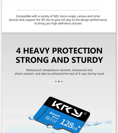 Micro SD/TF Memory Card – 32GB/64GB/128GB Class 10 Flash Card for Phone & Devices