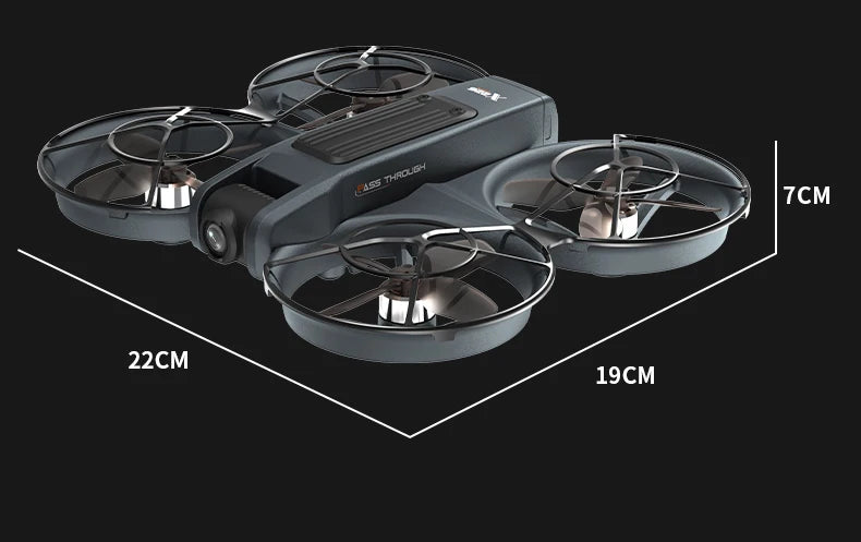 X226 Brushless Drone – Dual HD Camera, VR Control, Obstacle Avoidance, Optical Flow Hover