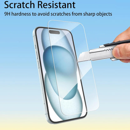5Pcs Clear Glass Film For iPhone 17 Pro Max Screen Protector