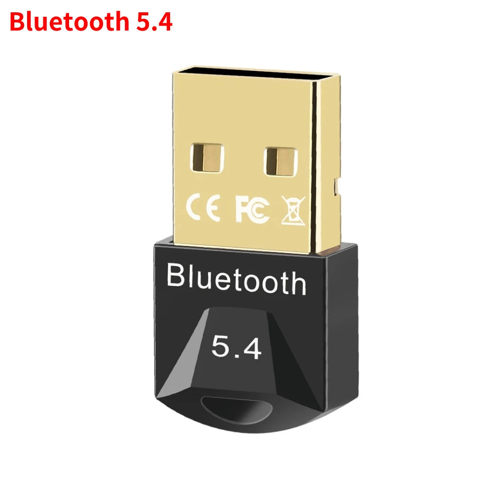 USB Bluetooth 5.4 Adapter for PC – Dongle Receiver for Speaker, Mouse, Keyboard & Audio