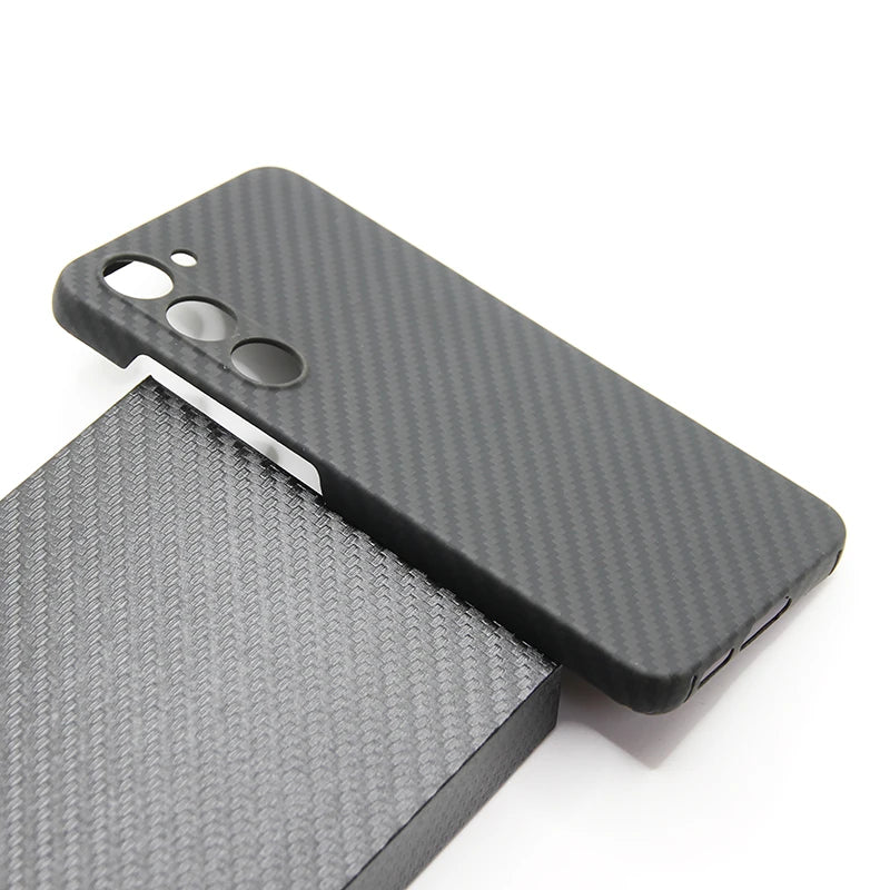 ZXKE Carbon Fiber Magnetic Case – Aramid Shell for Galaxy S23/S24/S25 Ultra, MagSafe & Car Mount Compatible