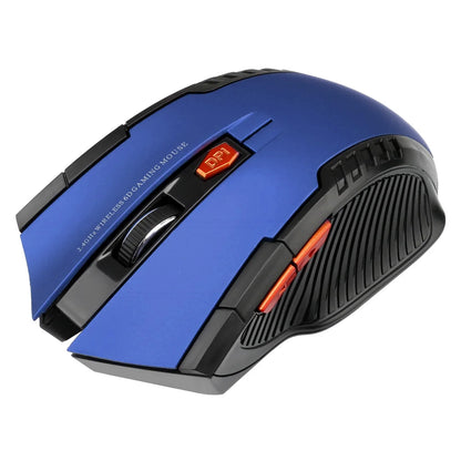 2.4G Wireless Gaming Mouse – 1600DPI, 6 Buttons, USB Receiver for PC & Laptop