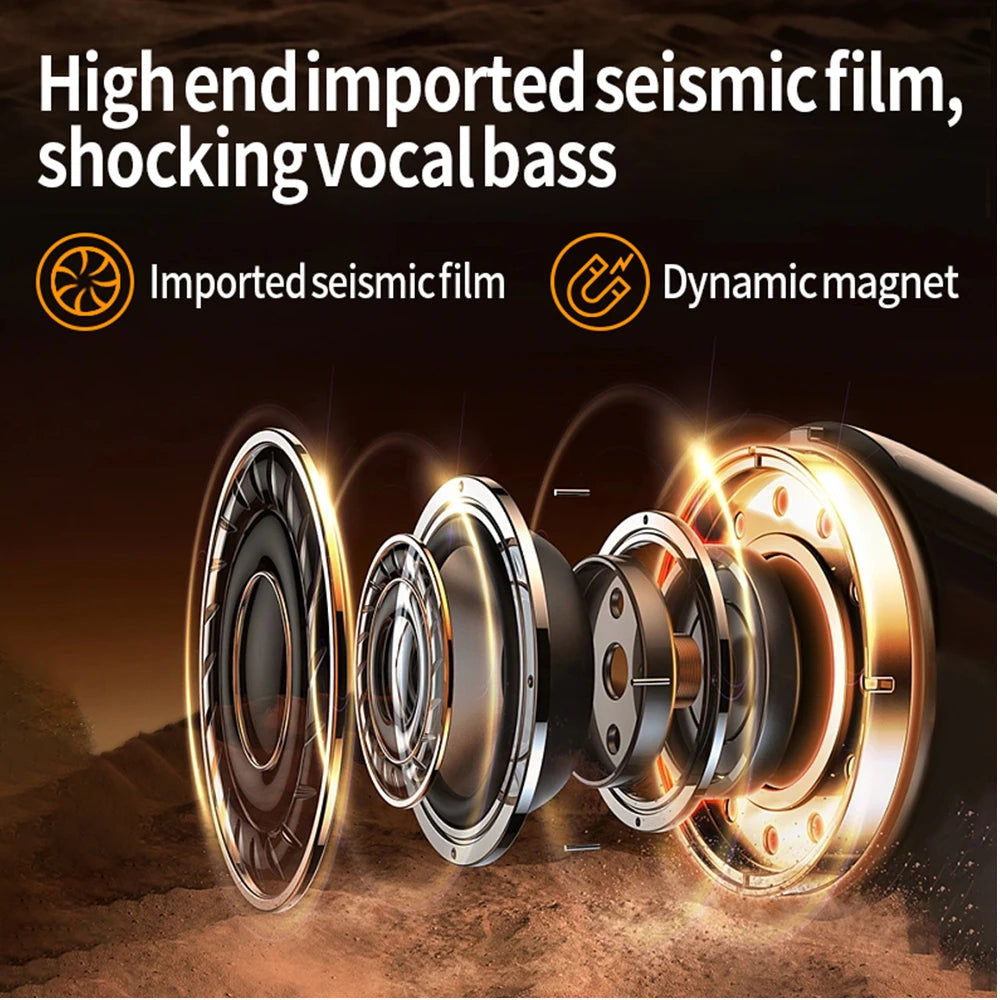 Bluetooth 5.3 Helmet Headset – Waterproof Hands-Free Speaker & MP3 Player for Motorcycle