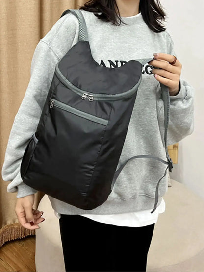 Foldable Waterproof Travel Backpack – Lightweight, Tear-Resistant, Large Capacity Bag