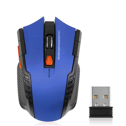 2.4G Wireless Gaming Mouse – 1600DPI, 6 Buttons, USB Receiver for PC & Laptop