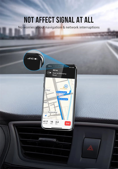 Magnetic Phone Holder – Stick-on Car Dashboard or Wall Mount for iPhone, Samsung & Xiaomi