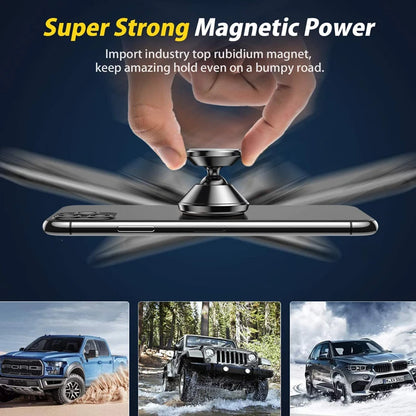 Magnetic Phone Holder – Stick-on Car Dashboard or Wall Mount for iPhone, Samsung & Xiaomi