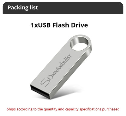 SomnAmbulist USB Flash Drive – 4GB to 128GB High-Speed USB 2.0 for PC & Mobile