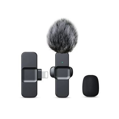 SNZIYAG K10 Wireless Lavalier Microphone – Portable Mini Mic for iPhone, Android, PC & Live Gaming