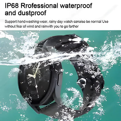 Smartwatch with Bluetooth Call – Waterproof Fitness Watch with Heart Rate & Sleep Monitor