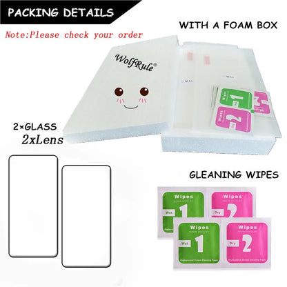 4Pcs Full Cover Tempered Glass Screen Protector – 9H Hardness for Xiaomi Redmi Note 13 4G