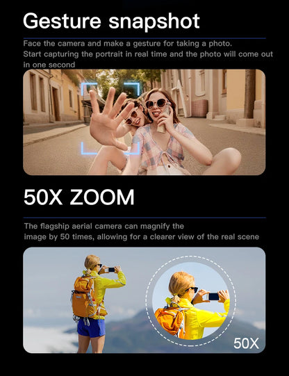 X226 Brushless Drone – Dual HD Camera, VR Control, Obstacle Avoidance, Optical Flow Hover