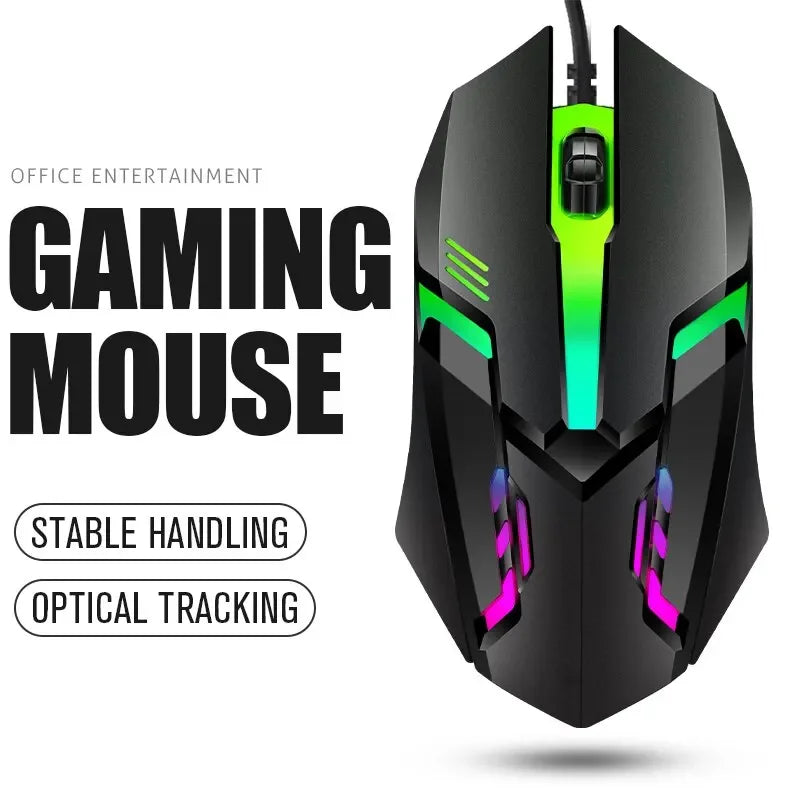 2025 ITLY M01 Sports Gaming Mouse – USB Wired with LED Luminous Backlit