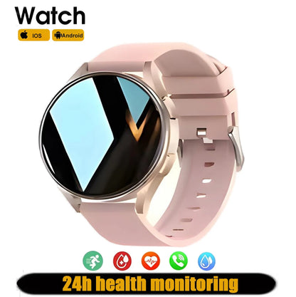 Smartwatch with Bluetooth Call – Waterproof Fitness Watch with Heart Rate & Sleep Monitor