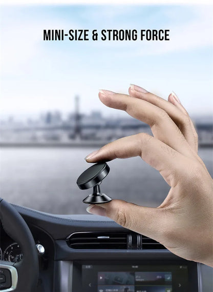 Magnetic Phone Holder – Stick-on Car Dashboard or Wall Mount for iPhone, Samsung & Xiaomi