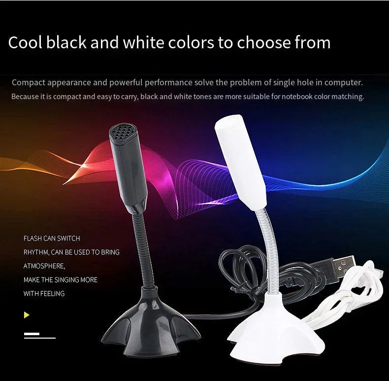 Professional Adjustable USB Microphone – High Quality for Laptop, Studio, Gaming & Streaming