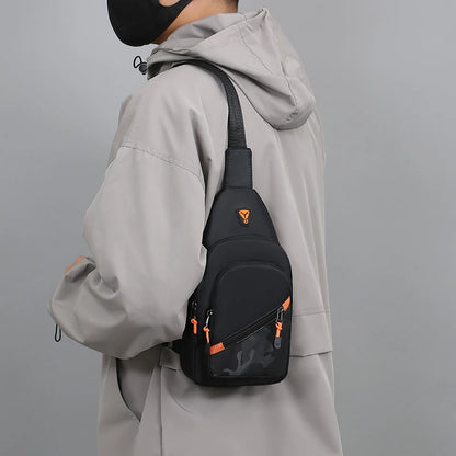 Men’s Chest Bag – Large Capacity Crossbody Shoulder Bag for Sports & Daily Use