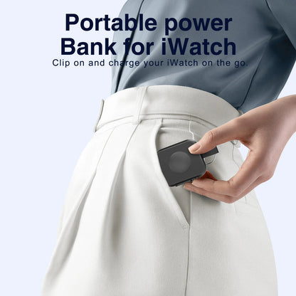 Fast Magnetic Wireless Charger for Apple Watch – Portable Power Bank