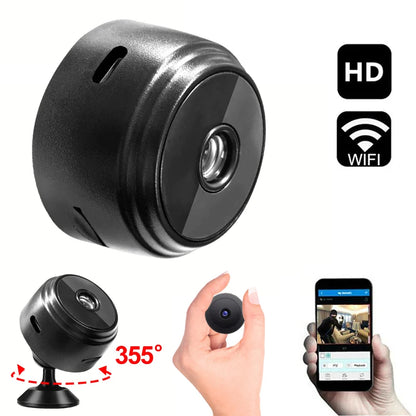 A9 2MP Mini WiFi Camera – Wireless Security Cam with Remote Monitoring for Smart Home