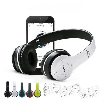 P47 Wireless Bluetooth Headphones – Foldable HiFi Bass for Music & Gaming