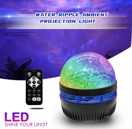 LED Galaxy Projector with Remote and USB – Star Light for Bedroom Decor