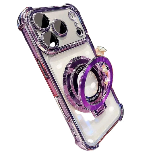 MagSafe Stand Case with Lens Protection – iPhone 11–17 Pro Max