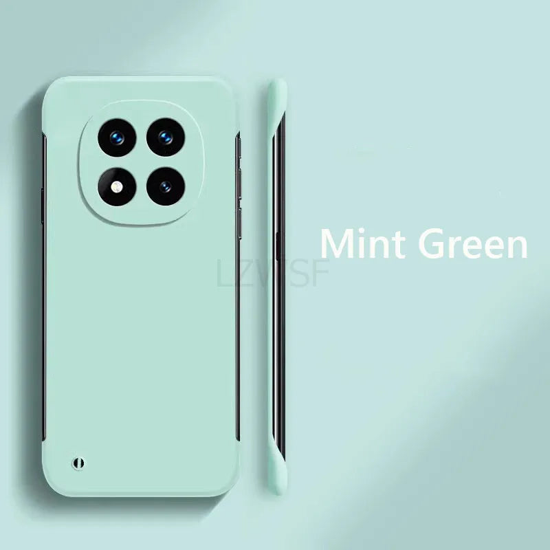 Slim Matte Hard Case for Redmi Note 14 Pro Plus – Frameless Shockproof Cover