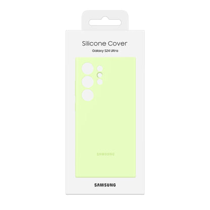 Original Silicone Case for Samsung Galaxy S24 Ultra / Plus – Soft Cover with Box