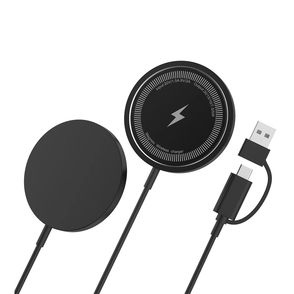 3-in-1 Magnetic Charging Dock – Fast Charger for iPhone & AirPods