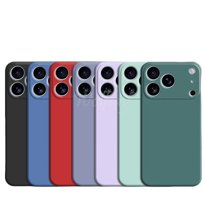 Liquid Silicone Case for iPhone 17 Series – Soft TPU Cover for Pro / Pro Max / Air