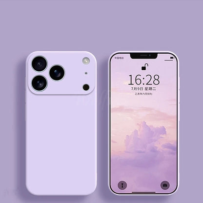 Liquid Silicone Case for iPhone 17 Series – Soft TPU Cover for Pro / Pro Max / Air