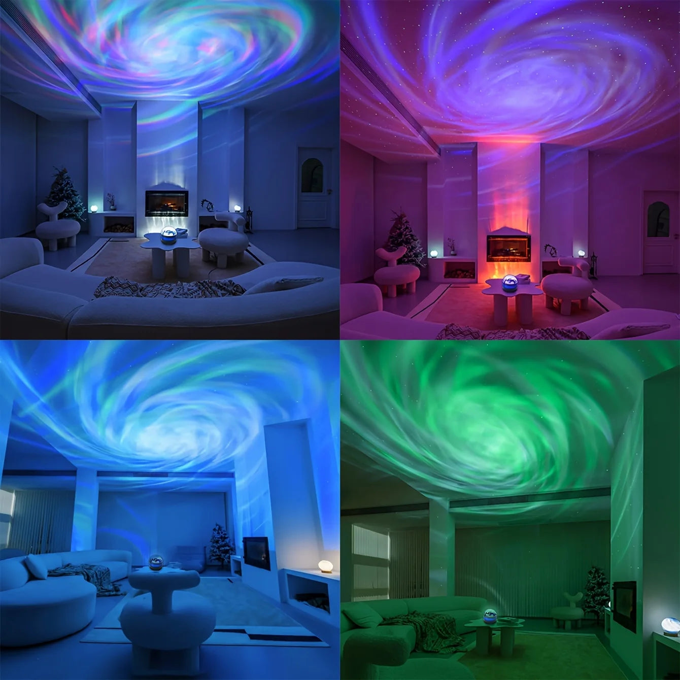 LED Galaxy Projector with Remote and USB – Star Light for Bedroom Decor