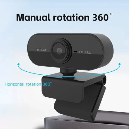 1080P HD USB Webcam – Built-in Microphone Camera for PC with Tripod Support