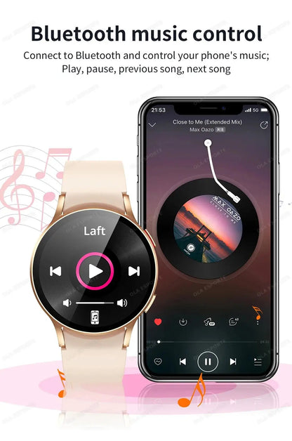 Smartwatch with Bluetooth Call – Waterproof Fitness Watch with Heart Rate & Sleep Monitor