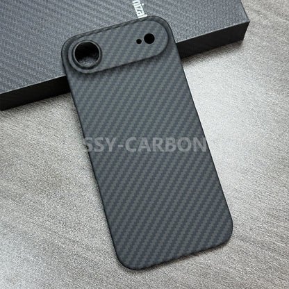 Real Carbon Fiber Case – Ultra-Thin 600D/1500D Aramid Armor for iPhone 17 Air