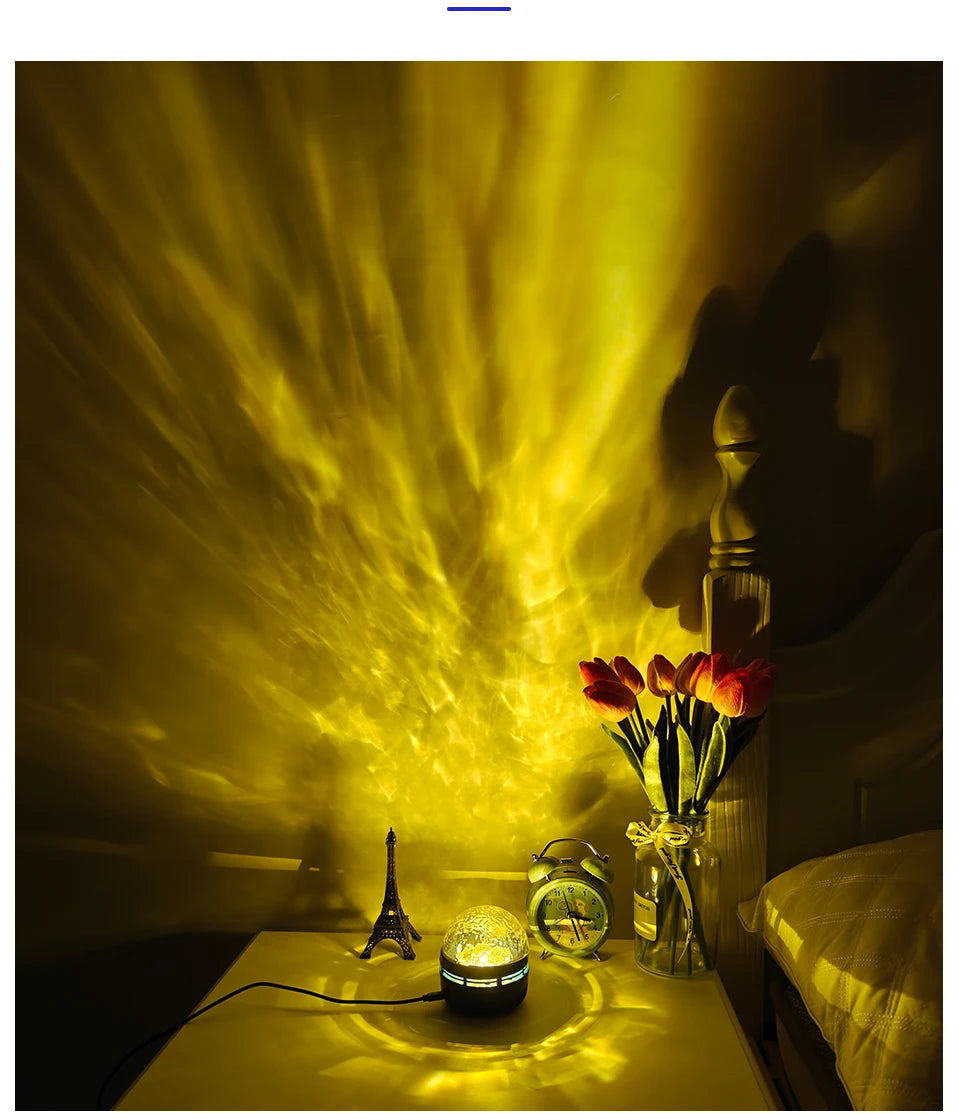 LED Galaxy Projector with Remote and USB – Star Light for Bedroom Decor