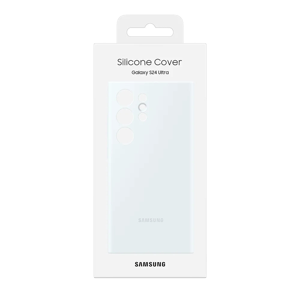 Original Silicone Case for Samsung Galaxy S24 Ultra / Plus – Soft Cover with Box