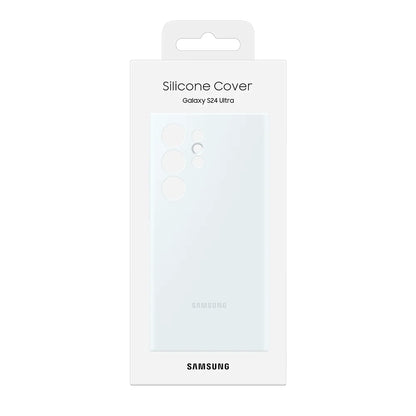 Original Silicone Case for Samsung Galaxy S24 Ultra / Plus – Soft Cover with Box