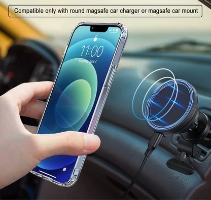 Stand Clear Magnetic Phone Case for iPhone 17 Pro Max Air Cases with Kickstand Transparent Holder Cover